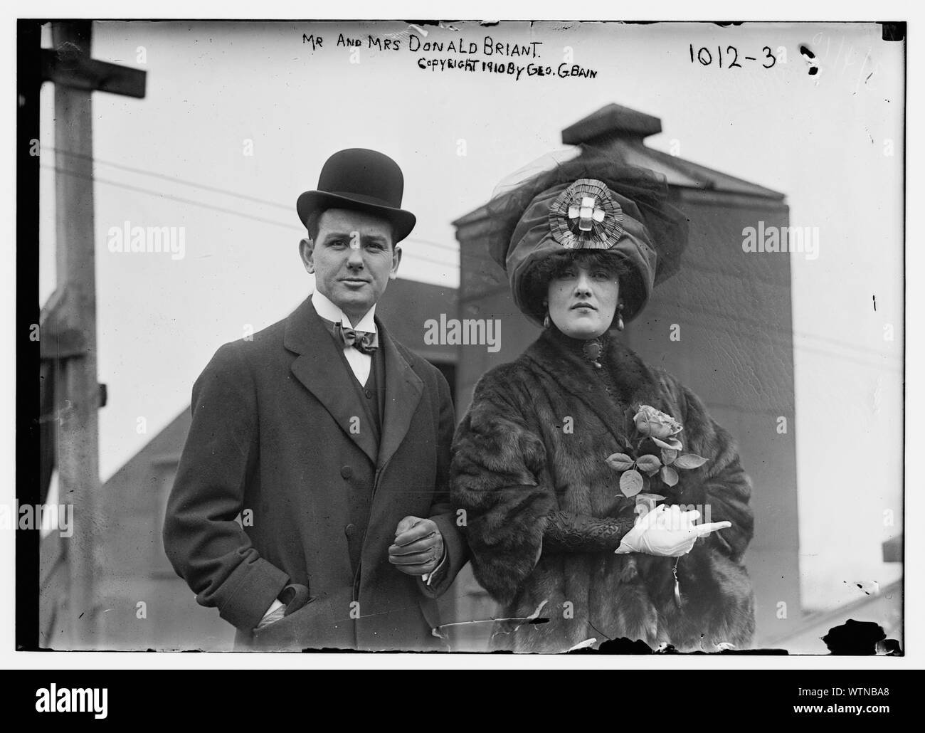 Mr. and Mrs. Donald Briant Stock Photo - Alamy