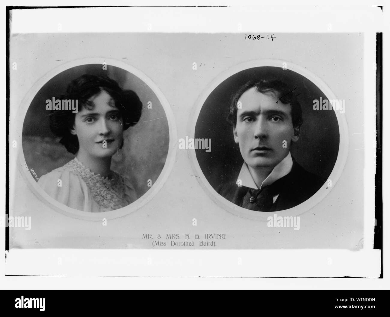 Mr. And Mrs. H.B. Irving (Miss Dorothea Baird Stock Photo - Alamy