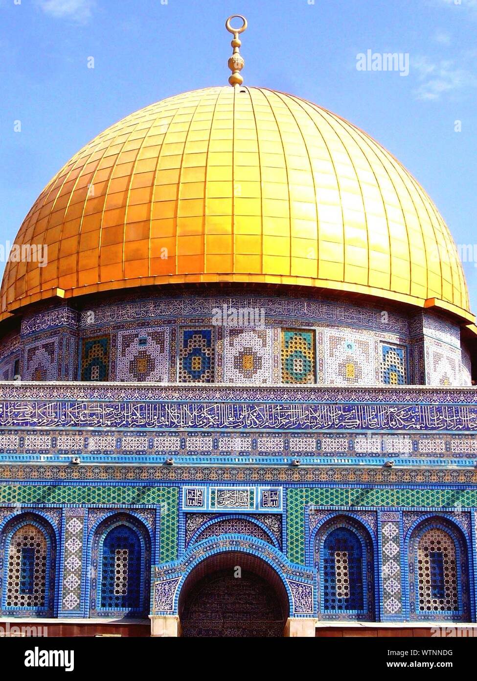 Dome Of Al Aqsa Mosque Against Sky Stock Photo - Alamy