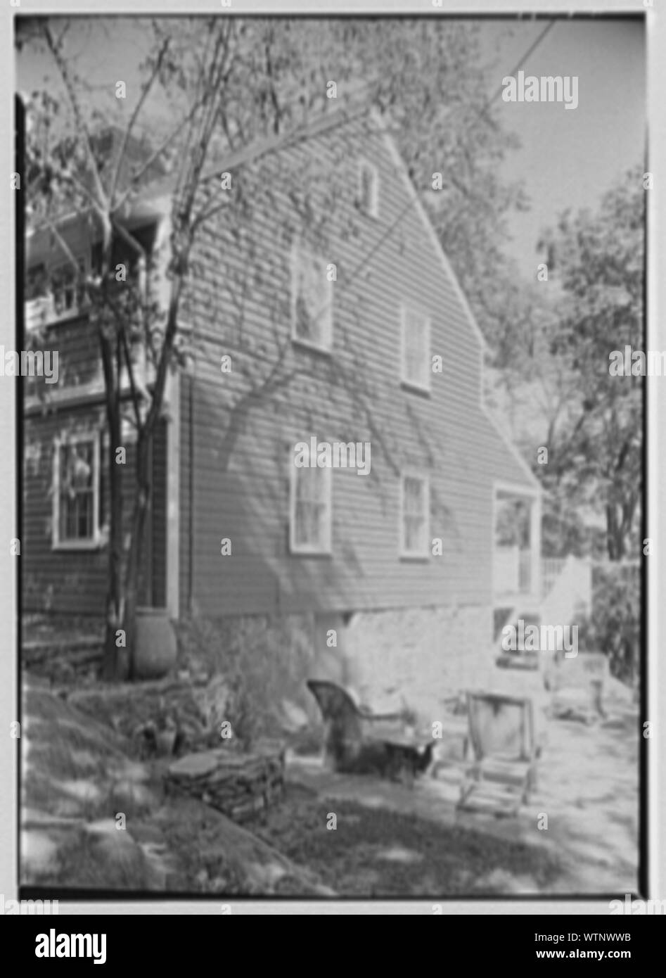 Mrs. Archer H. Brown, residence on Fairfield Ave., Greenwich, Connecticut. Stock Photo