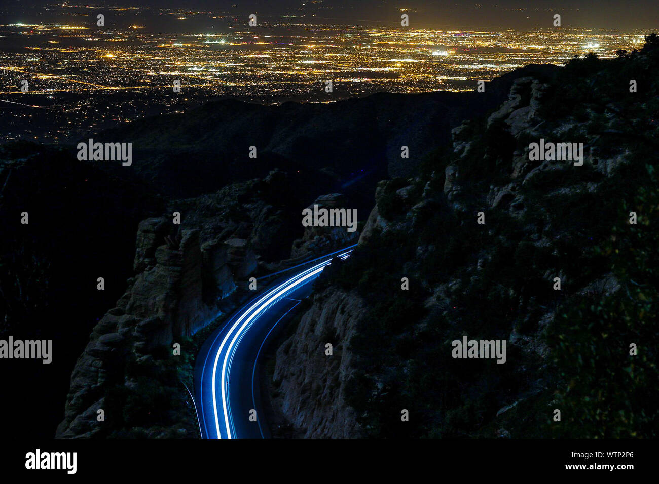 Trails of light on sky hi-res stock photography and images - Alamy