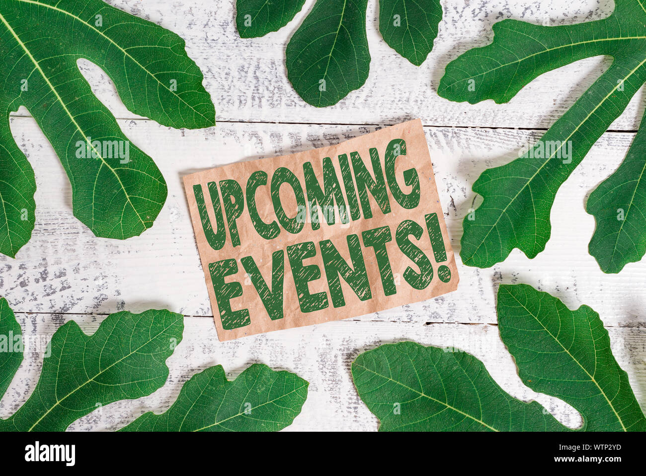 Word writing text Upcoming Events. Business photo showcasing thing that ...