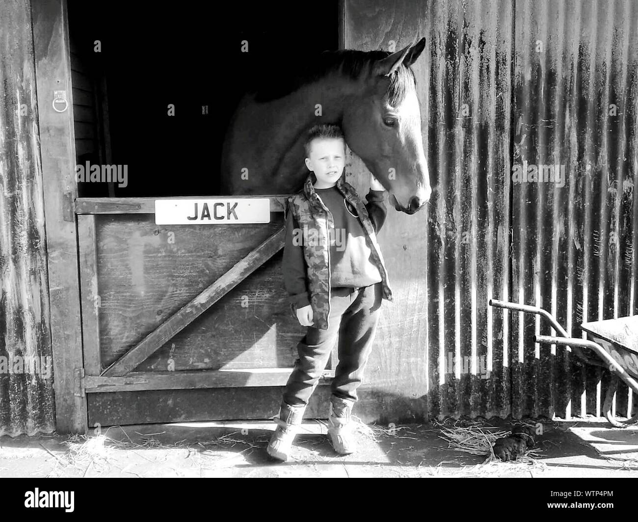 Horse Stable Boy High Resolution Stock Photography and Images Alamy