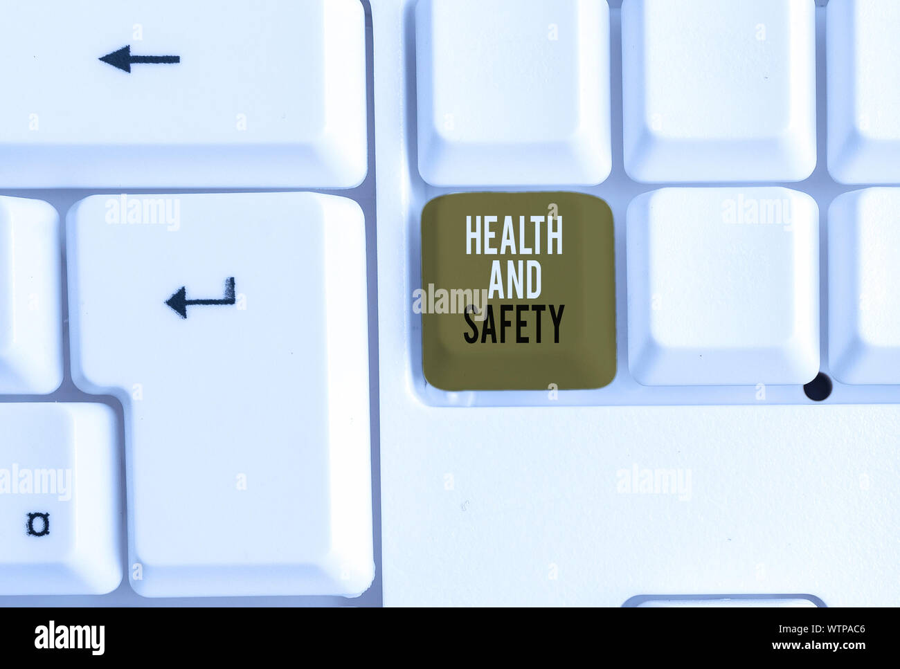 Text sign showing Health And Safety. Business photo showcasing ...