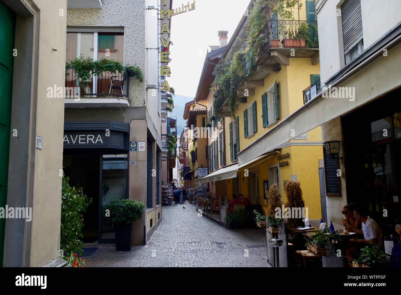 Stresa,  Piedmont, Italy Stock Photo