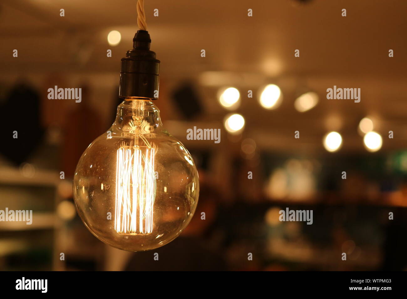 Light bulb filament close up hires stock photography and images Alamy