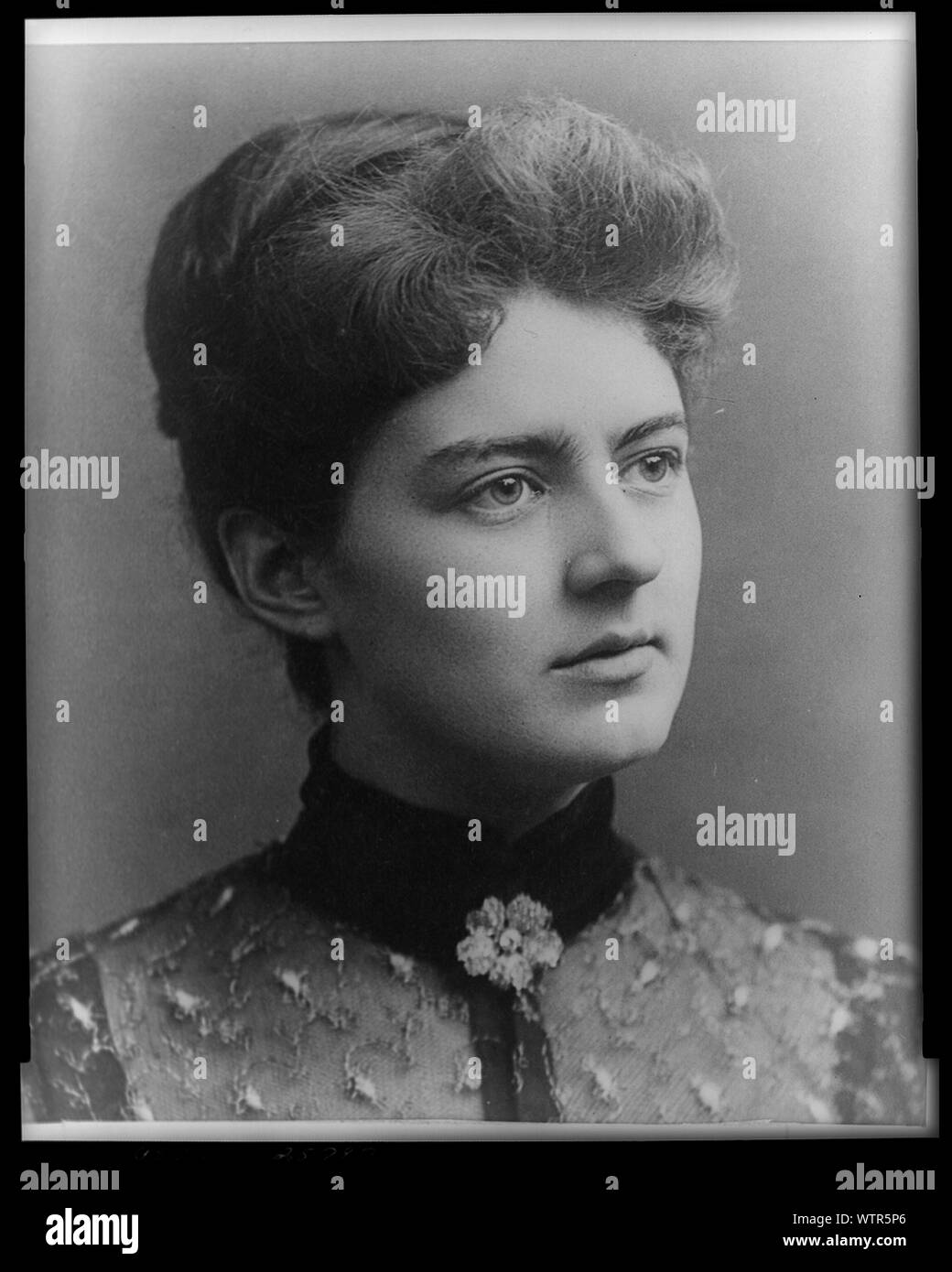 Mrs. Grover Cleveland, facing right Stock Photo - Alamy