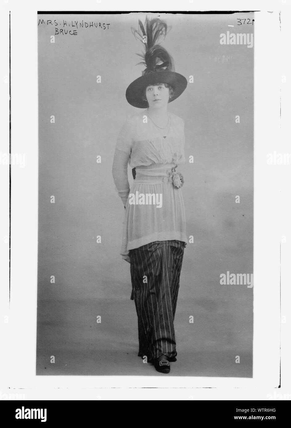 Mrs. H. Lyndhurst Bruce Stock Photo Alamy