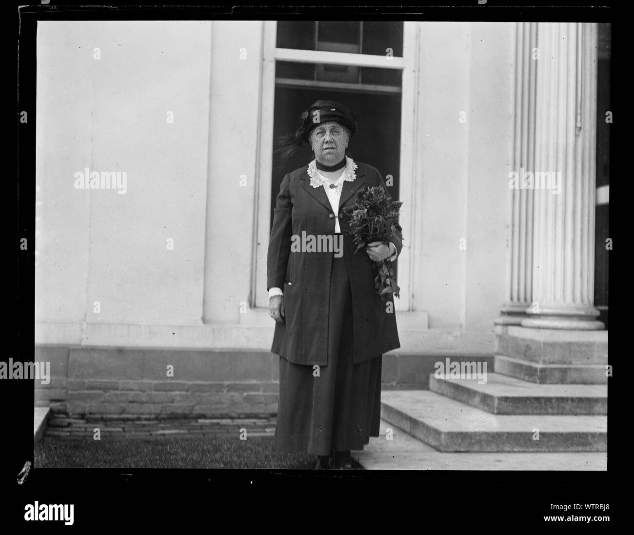 Mrs. Harriet S. Upton at White House Stock Photo Alamy