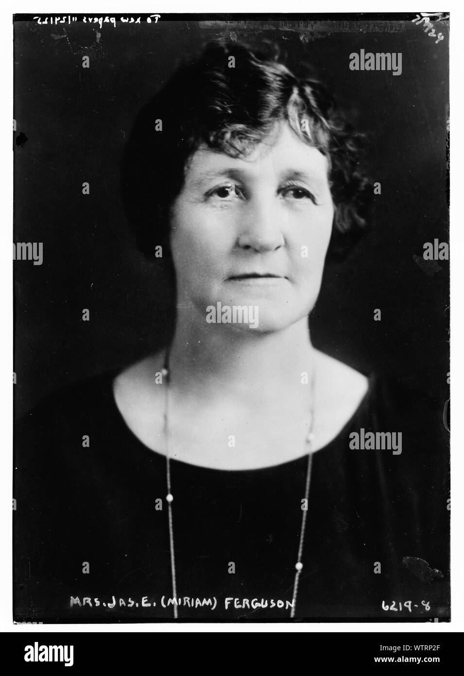 Mrs. Jas. E. (Miriam) Ferguson Stock Photo Alamy