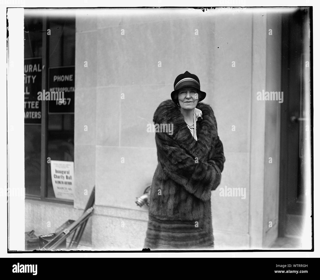 Mrs. John Allan Dougherty, 2/5/29 Stock Photo - Alamy