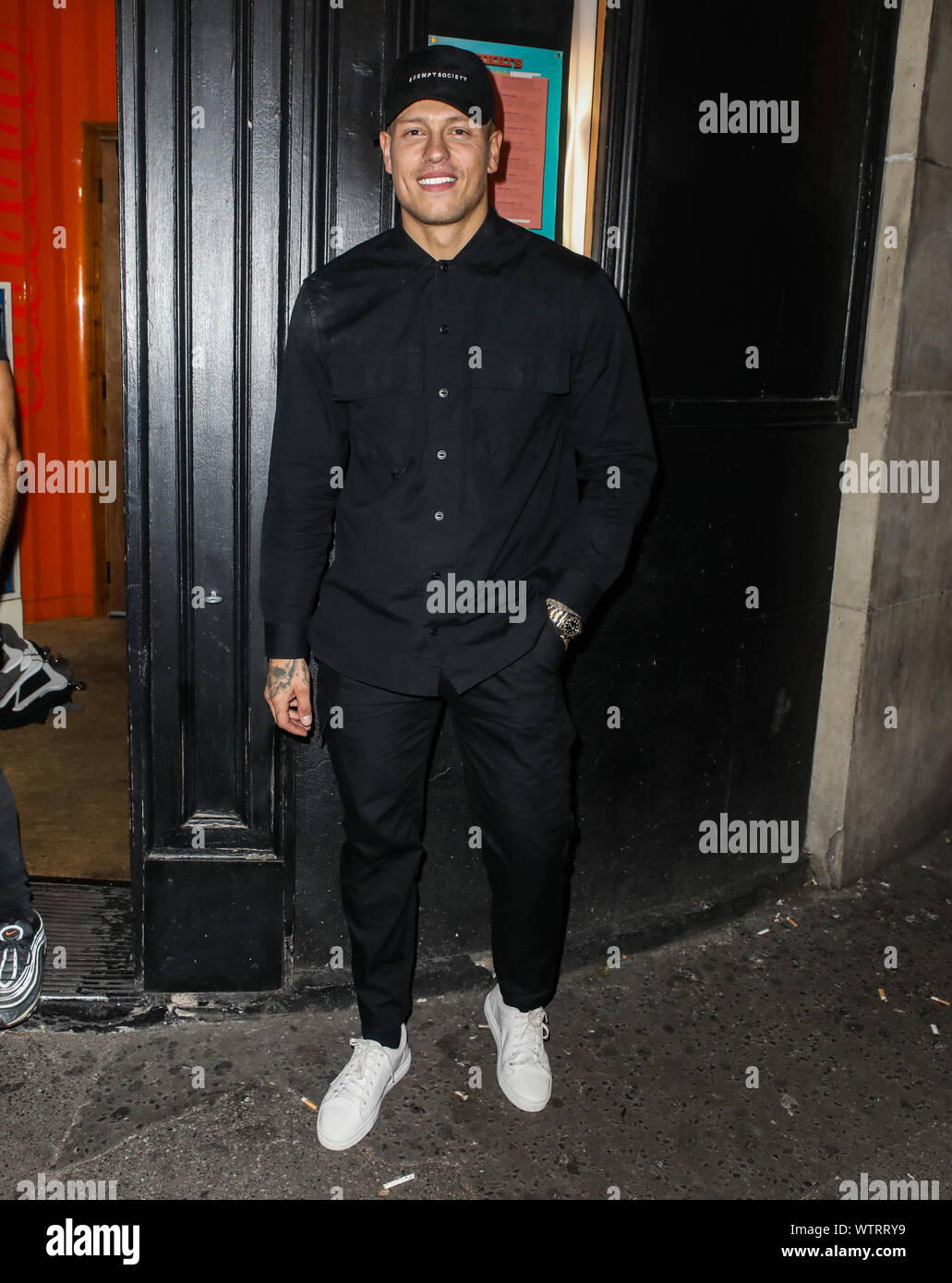 London, UK. 11th Sep, 2019. Alex Bowen attending the LFW: Exempt Society Preview Party at Nikki's Bar in London Credit: SOPA Images Limited/Alamy Live News Stock Photo