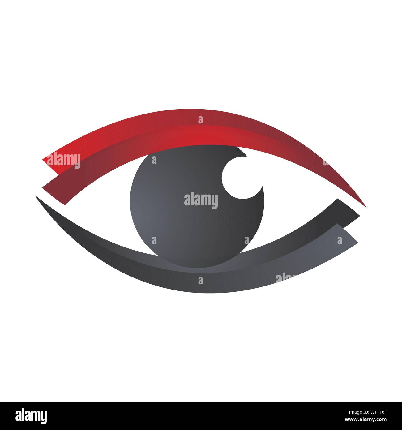stylish Vision Eyes Logo design concept idea vector illustrations Stock
