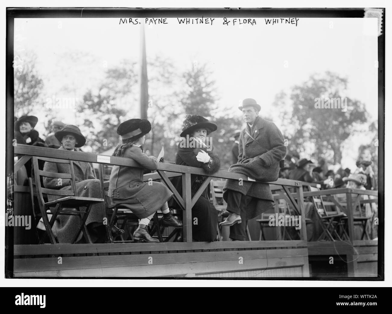Mrs. Payne Whitney & Flora Whitney Stock Photo Alamy