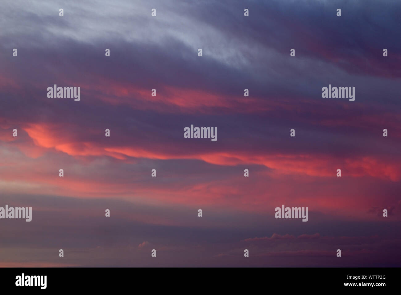 dramatic sunset cloudy sky natural backdrop Stock Photo - Alamy