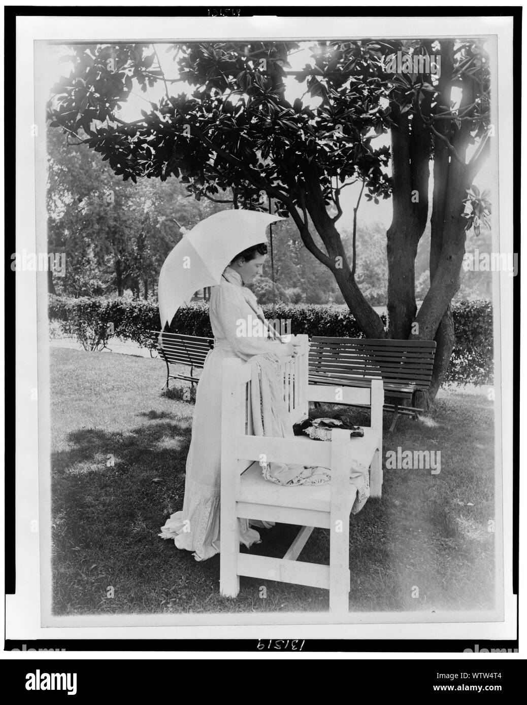 Mrs. Theodore Roosevelt Stock Photo