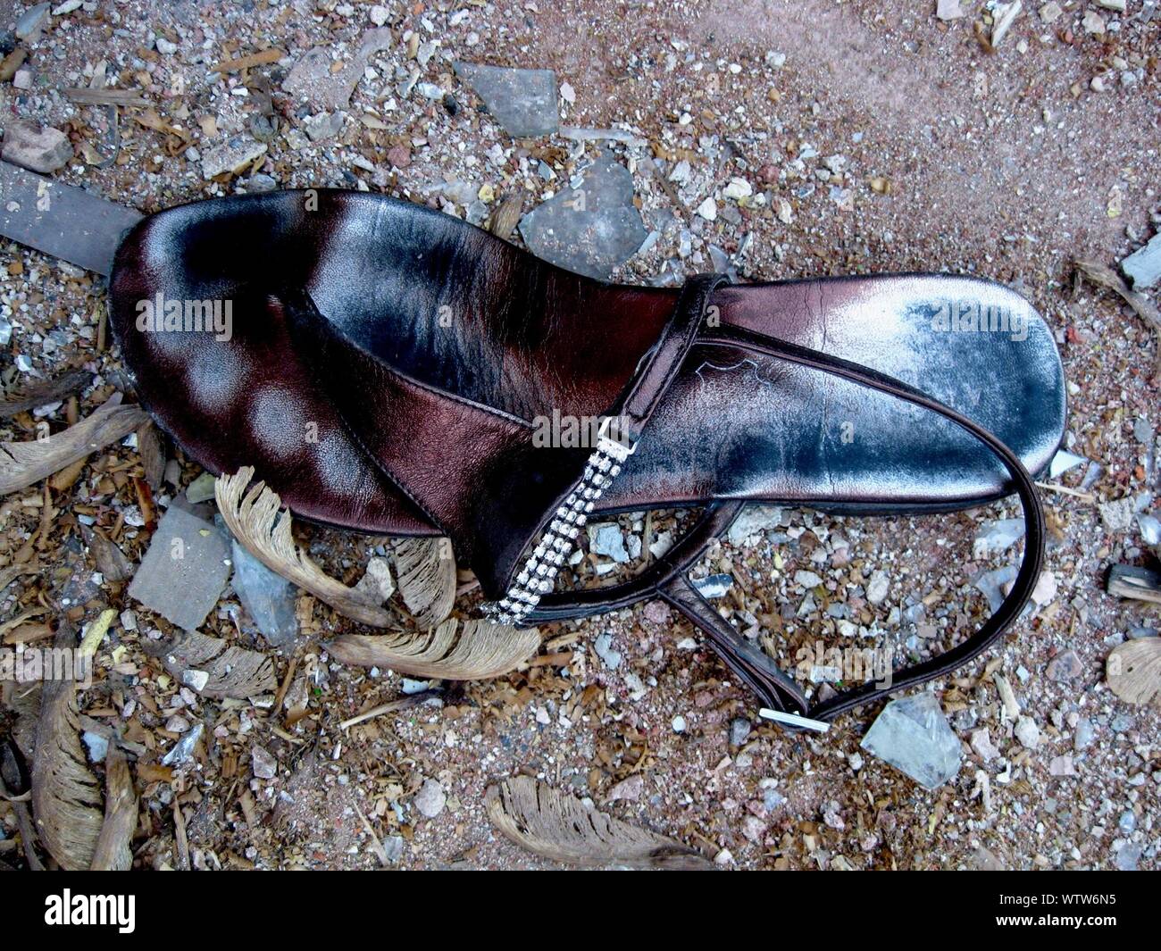 Broken sandal hi-res stock photography and images - Alamy