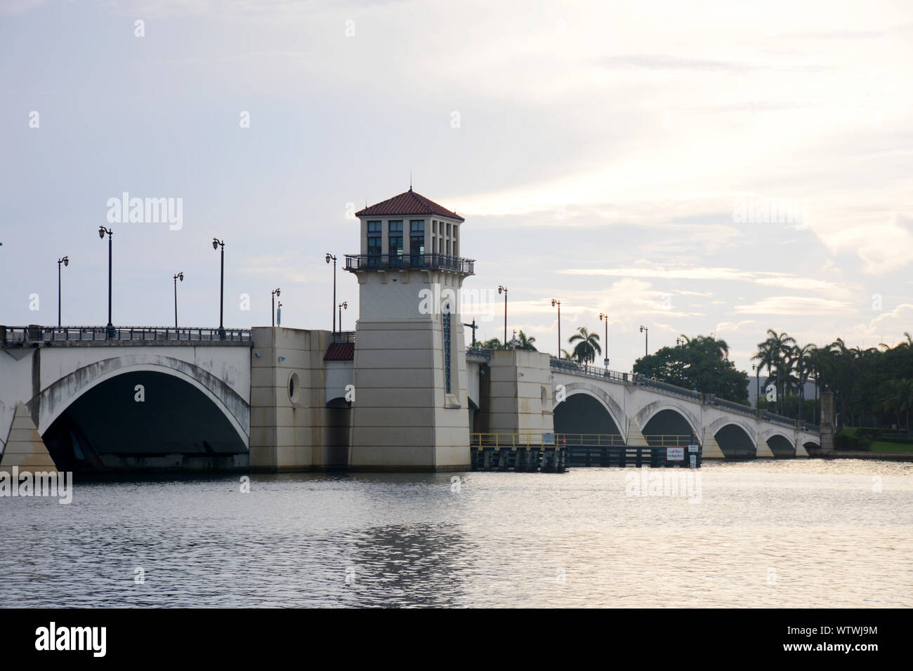 West Palm Beach Bridge Stock Photo