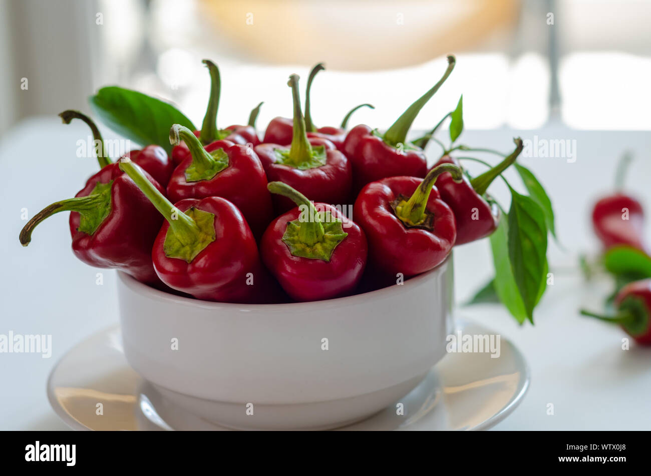 Hot pepper on white hi-res stock photography and images - Alamy