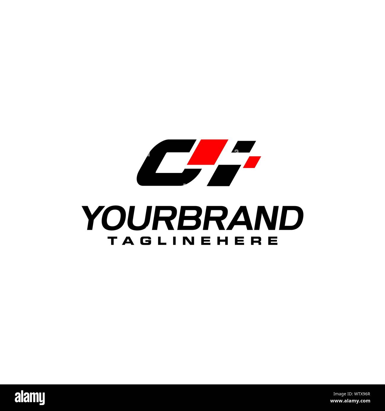 Auto speed letter O with race element logo template vector Stock Vector ...