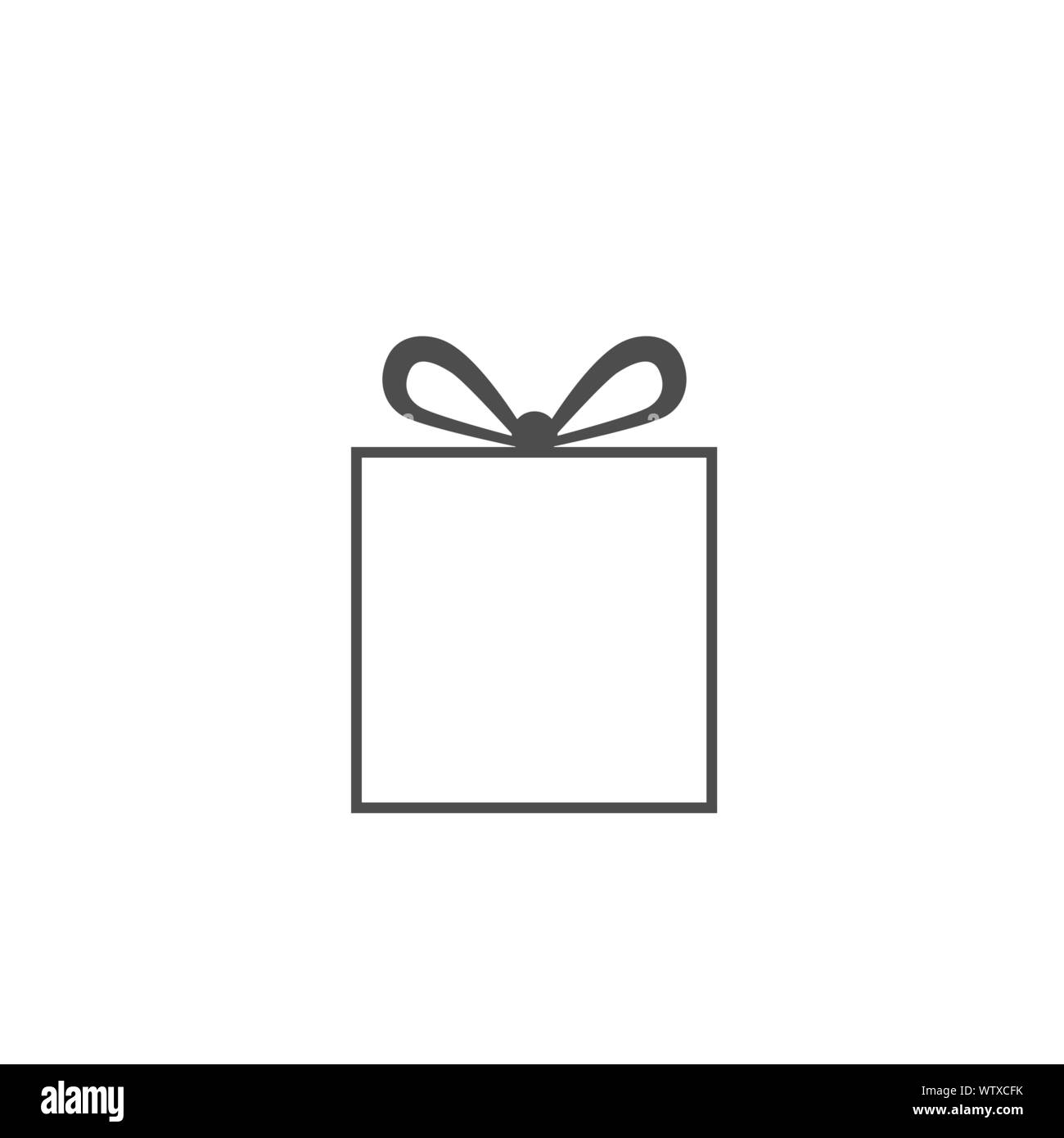 Simple gift box icon isolated. New Year and Christmas symbol Stock Vector  Image & Art - Alamy