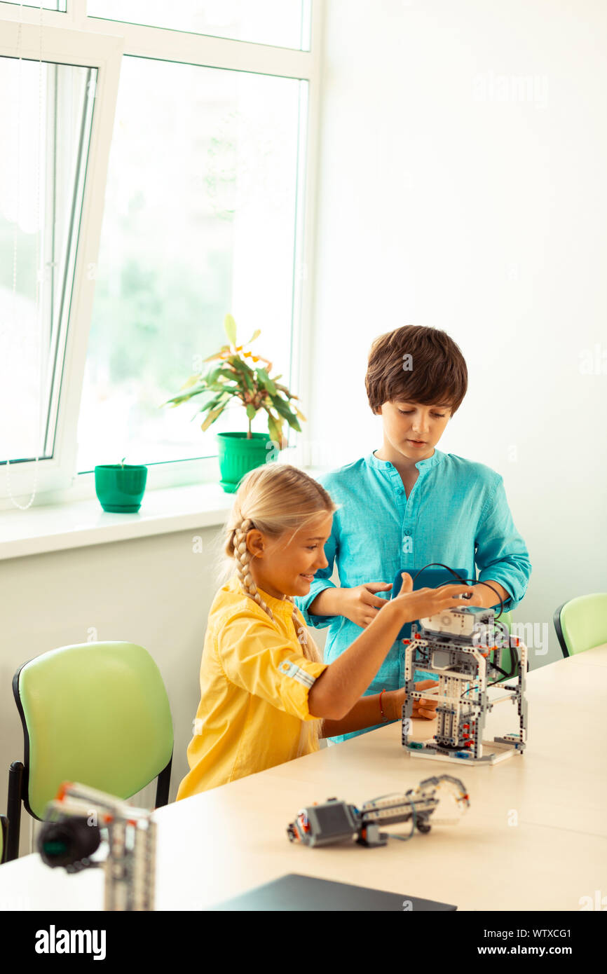 robot and boy science