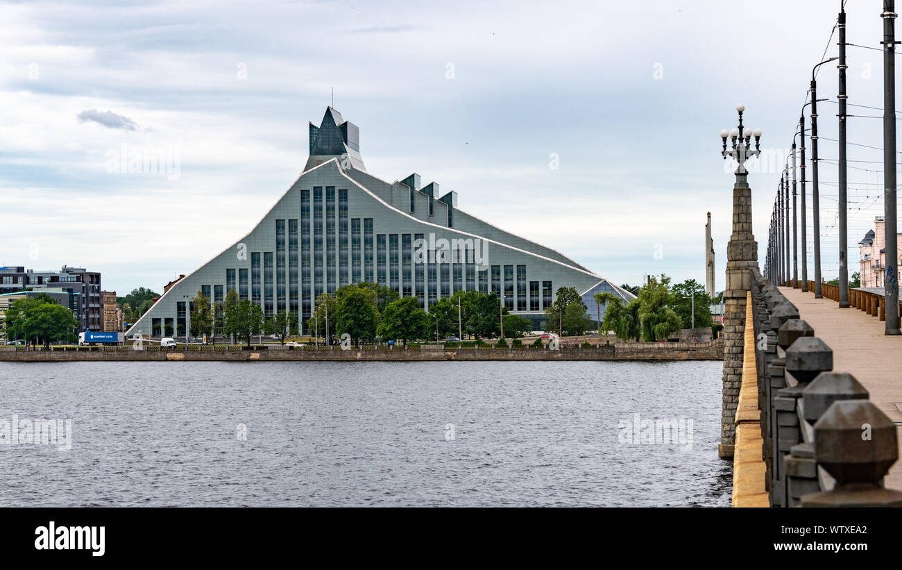 The Latvian National Library, Riga Stock Photo - Alamy
