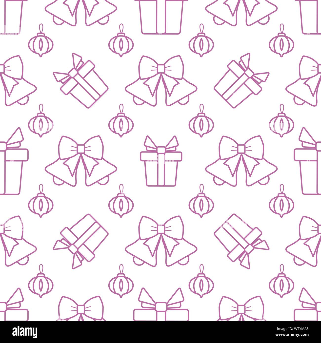 Happy new year 2020, Merry Christmas vector seamless pattern with ...