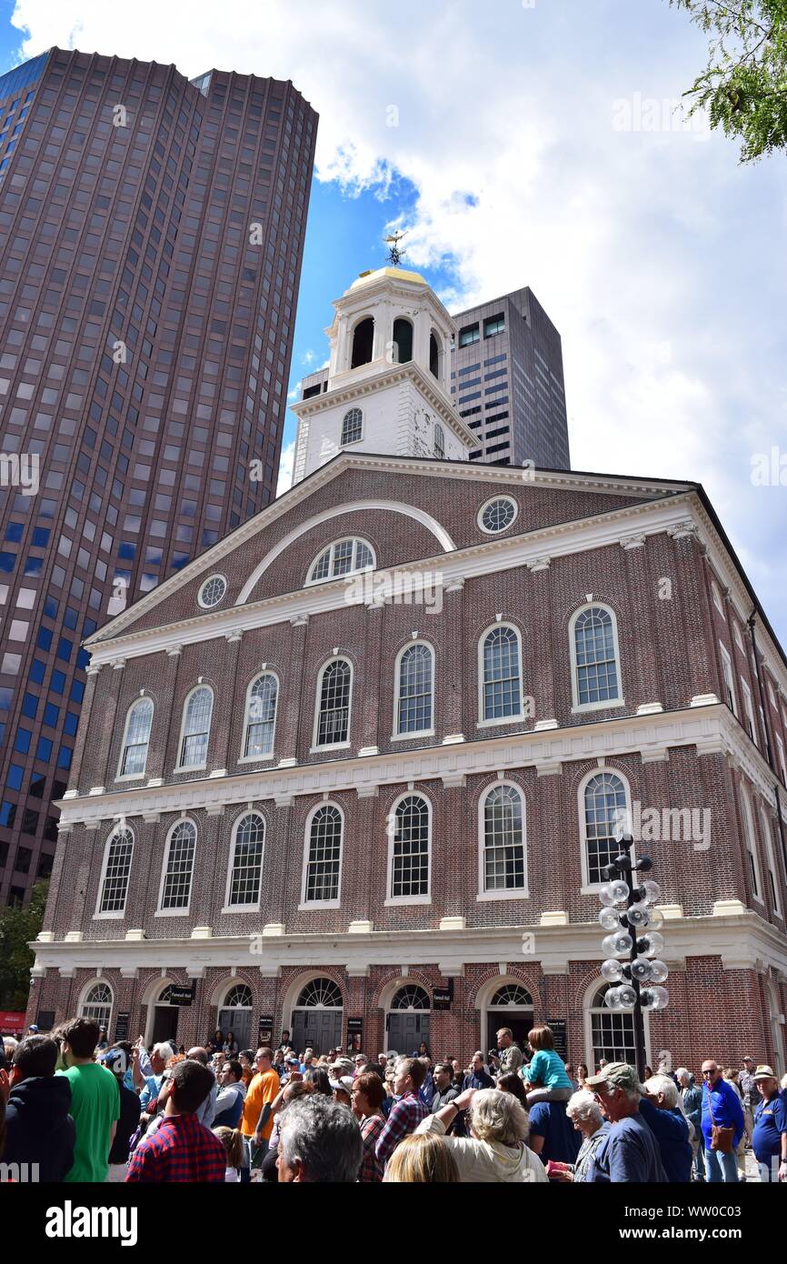Faneuil Hall, Boston, Massachusetts Stock Photo Alamy
