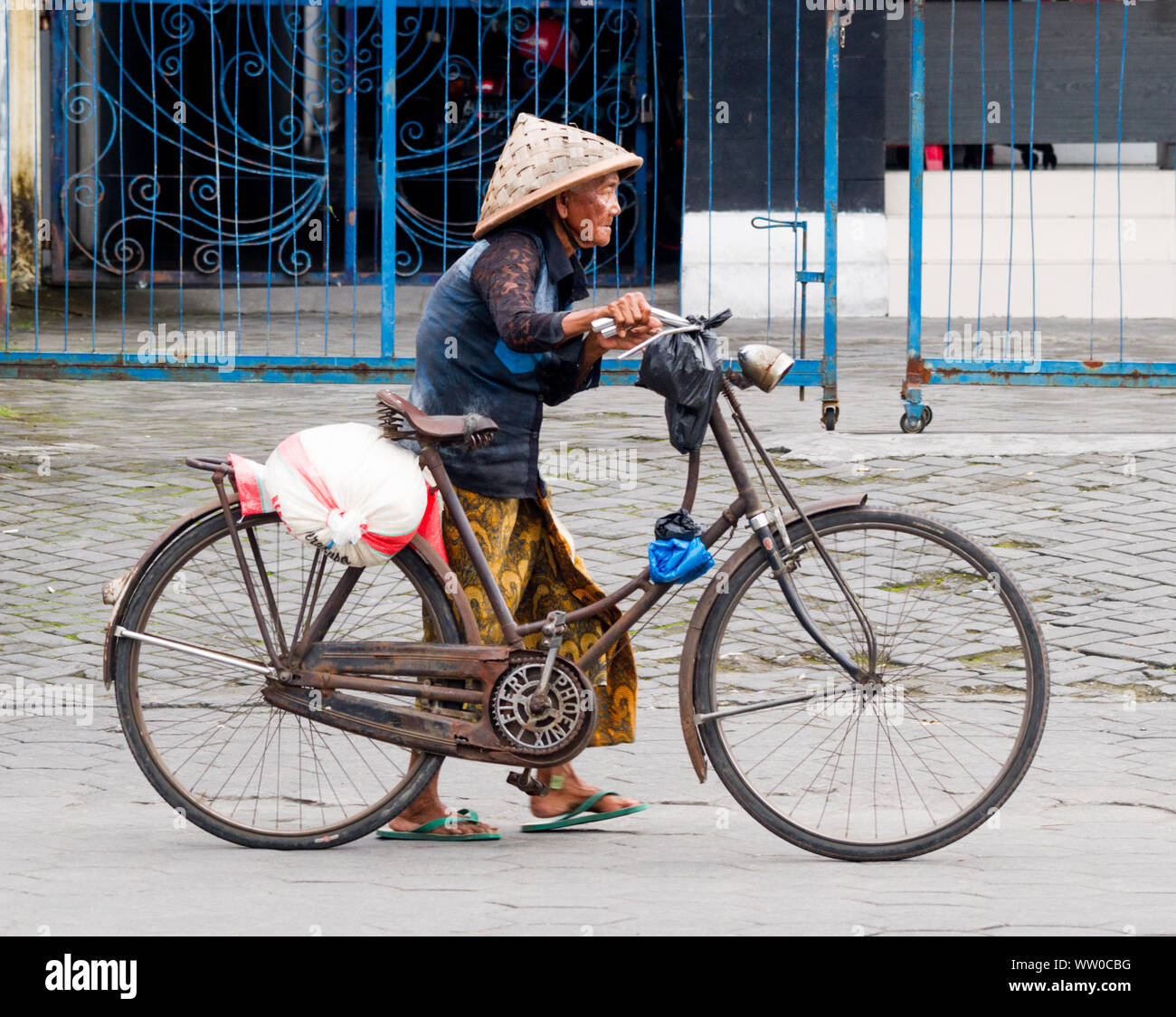 Bicycle, Yogyakarta, Java, Indonesia Stock Photo Alamy