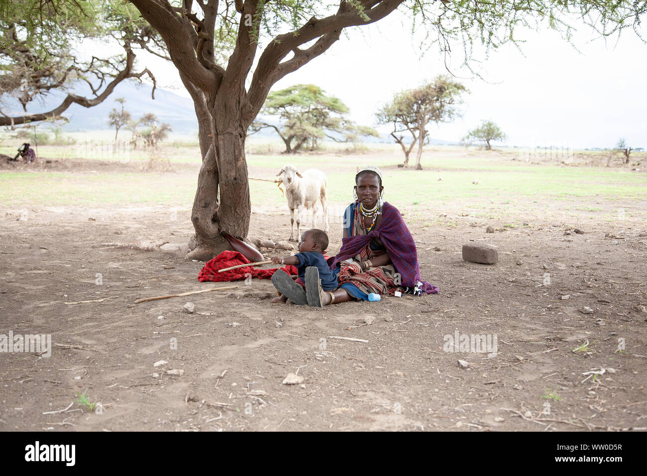 Arusha, Tanzania, 7th September 2019: Beautiful Maasai Women In Traditional  Clothing, Wearing Full Jewelry Stock Photo, Picture and Royalty Free Image.  Image 131860248.