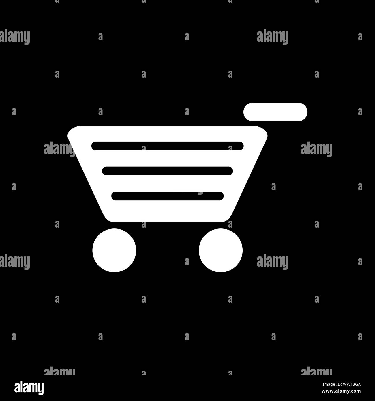 Shopping cart and background Stock Photo - Alamy