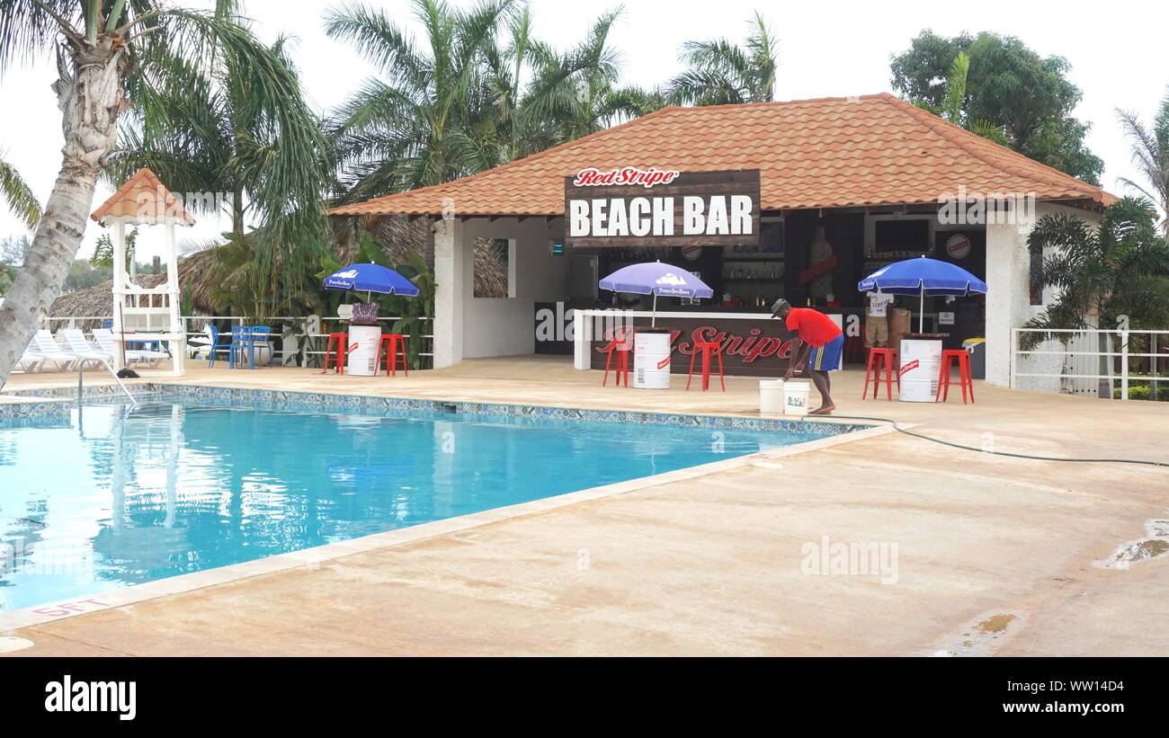Puerto Seco Beach Dolphin Cove, Jamaica Stock Photo Alamy