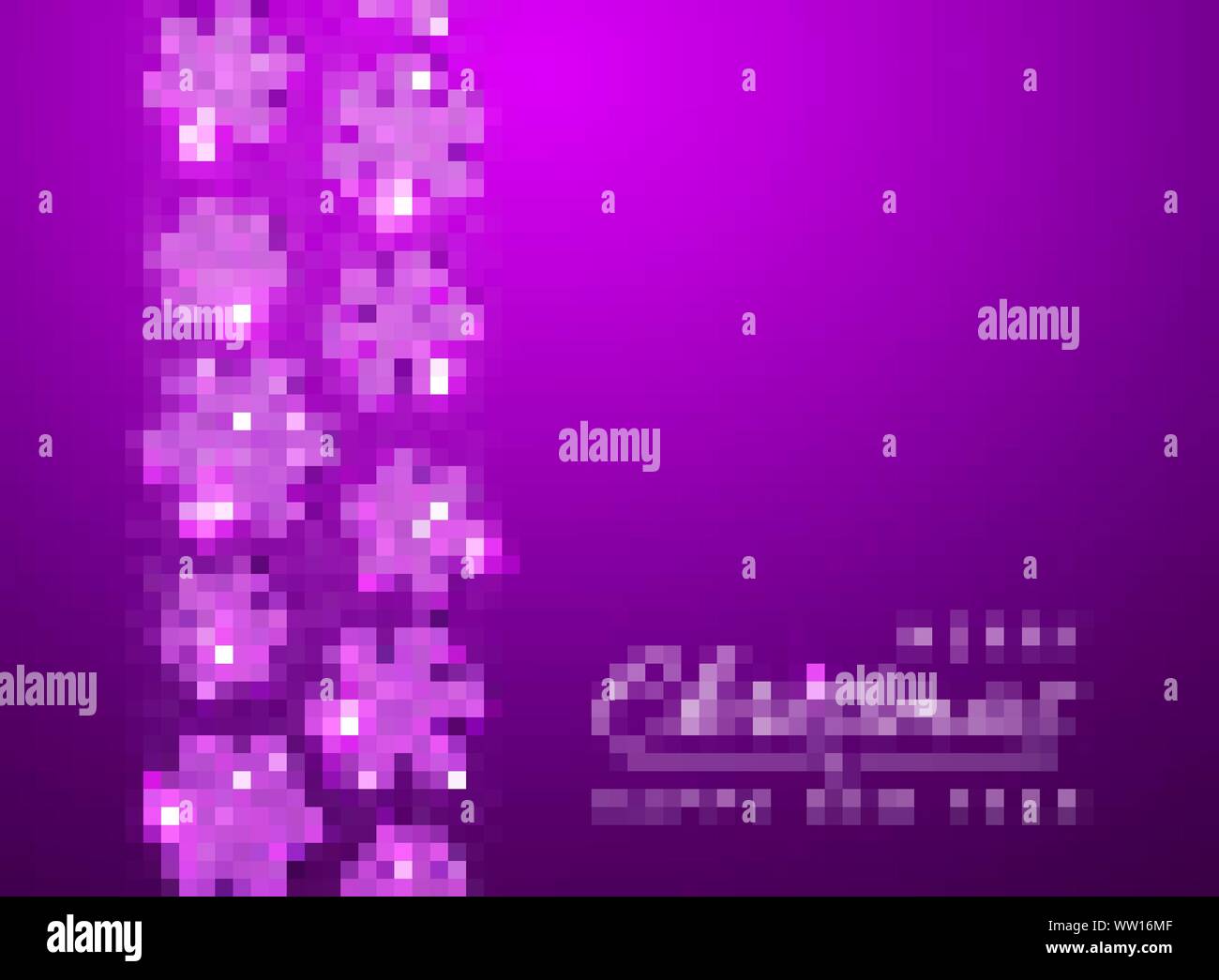 Christmas and New Year background with shining glitter glowing pink ...