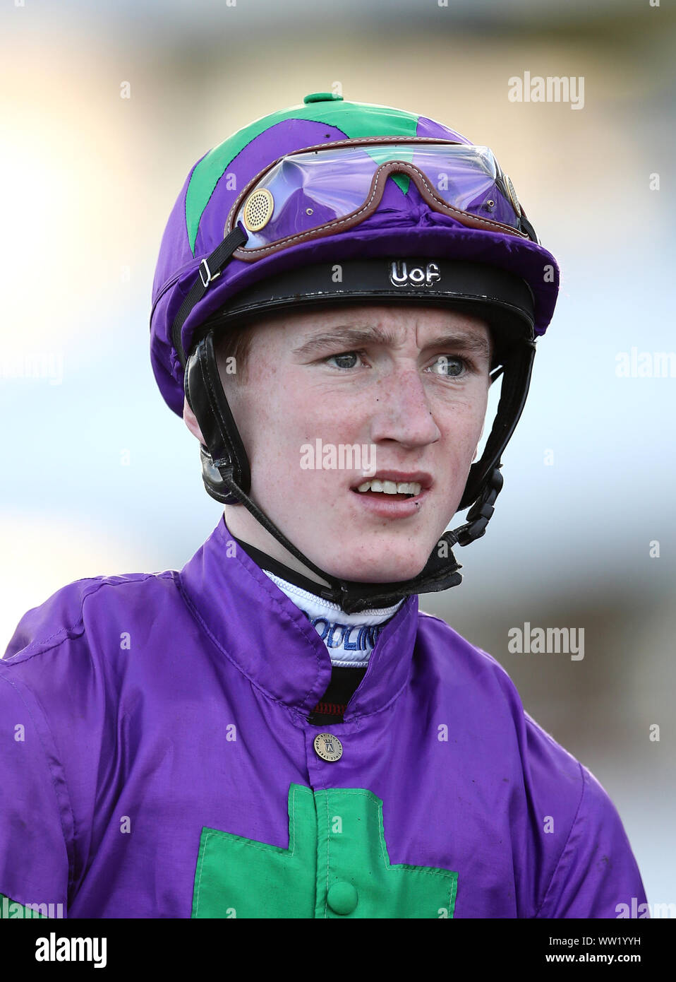 Jockey David Egan Stock Photo Alamy