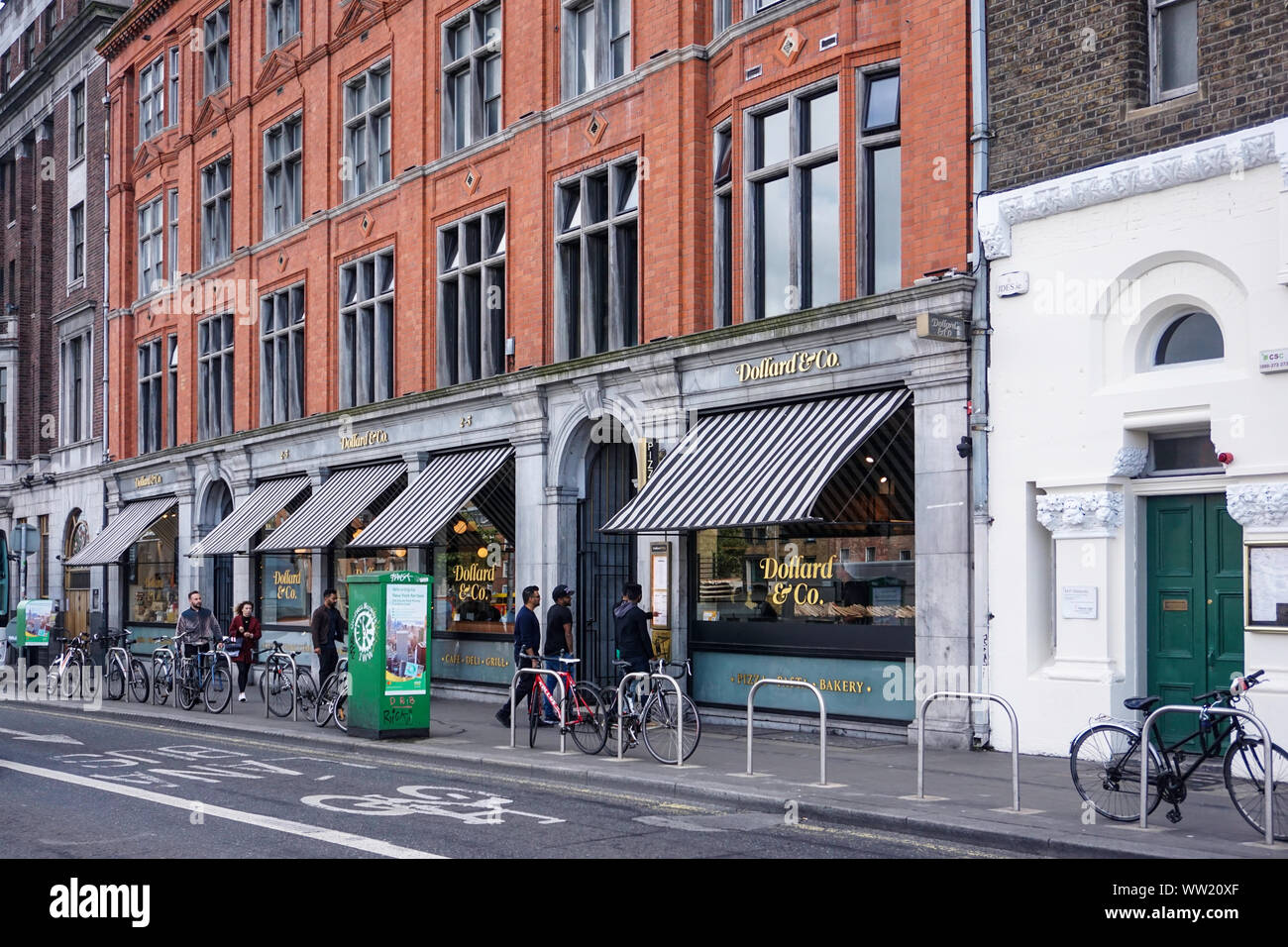 Dollard and Co. Food Hall and Delicatessen on Wellington Quay. Opened in 2017 and part of the Press Up Entertainment Group. Stock Photo
