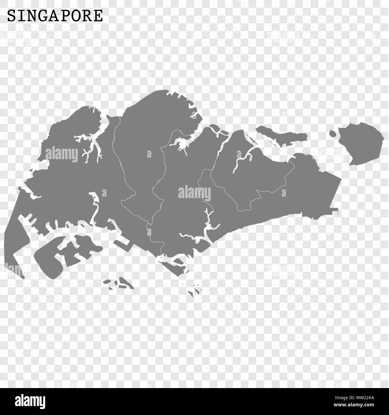 Map of singapore Stock Vector Images Alamy
