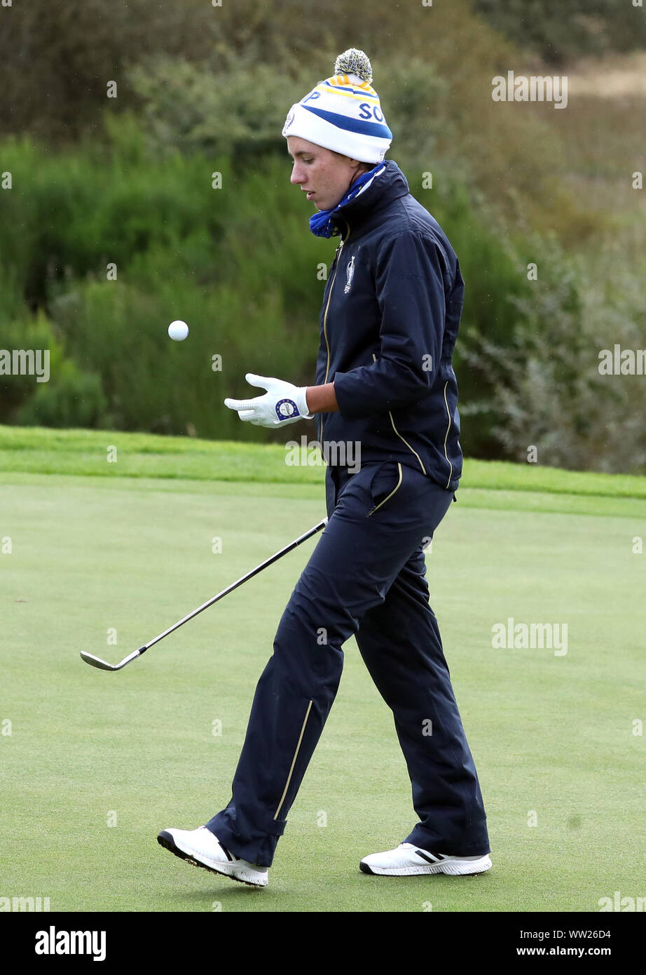Team Europe's Carlota Ciganda on the 9th during preview day four of the  2019 Solheim Cup at Gleneagles Golf Club, Auchterarder Stock Photo - Alamy