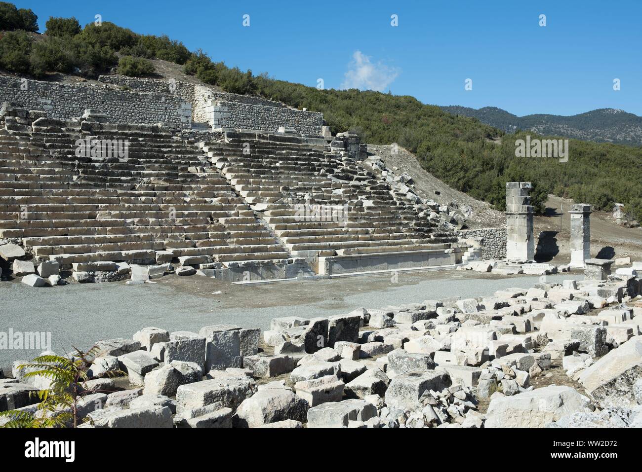 Asien, Tuerkei, Provinz Burdur, Goelhisar, Ausgrabungen der antiken