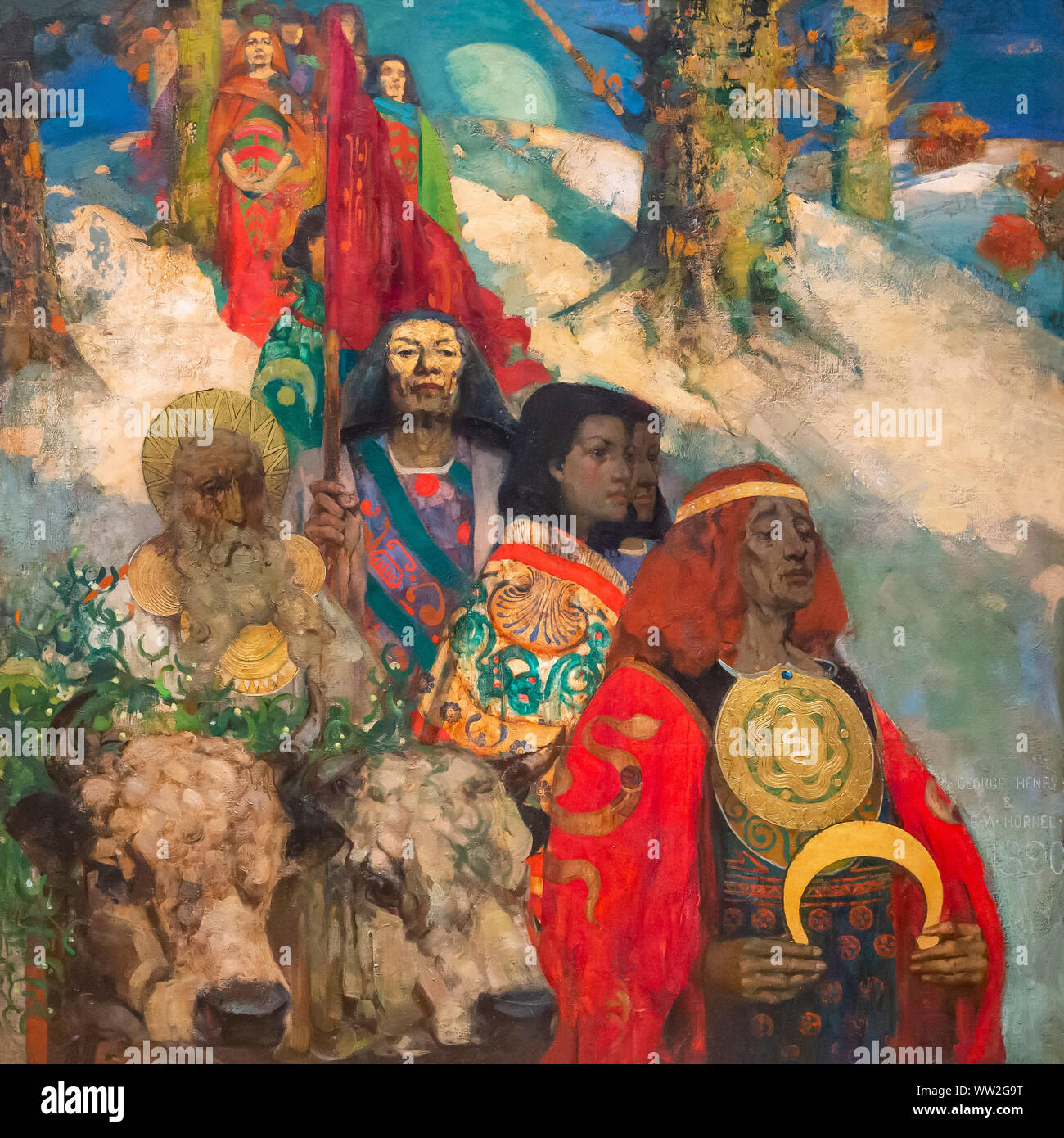 Druids painting hi-res stock photography and images - Alamy