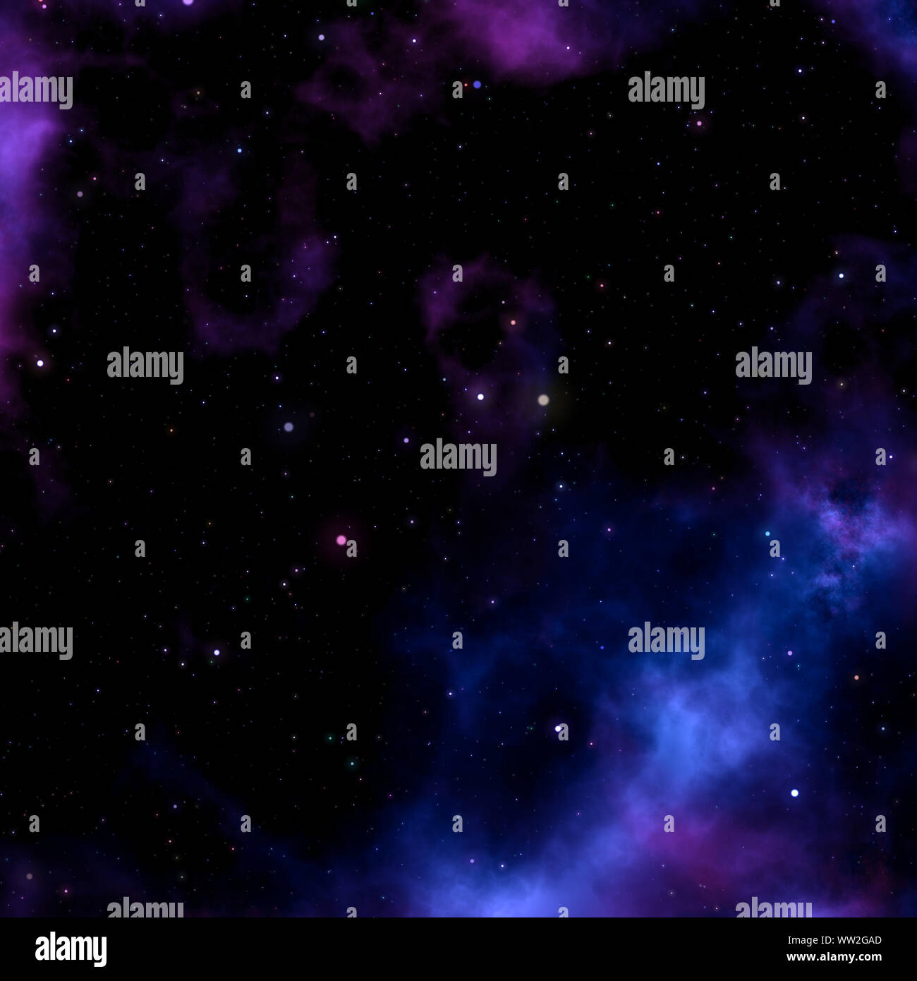 Abstract colorful space background with nebula and stars Stock Photo ...