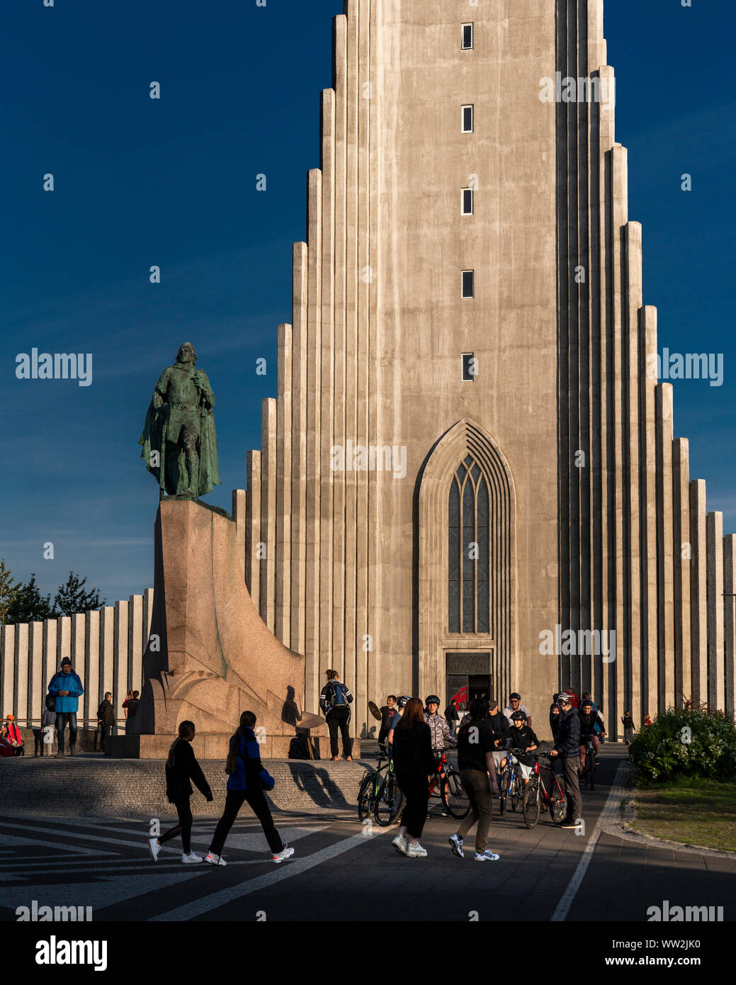 Hallgrimskirkja Church, Reykjavik, Iceland Stock Photo