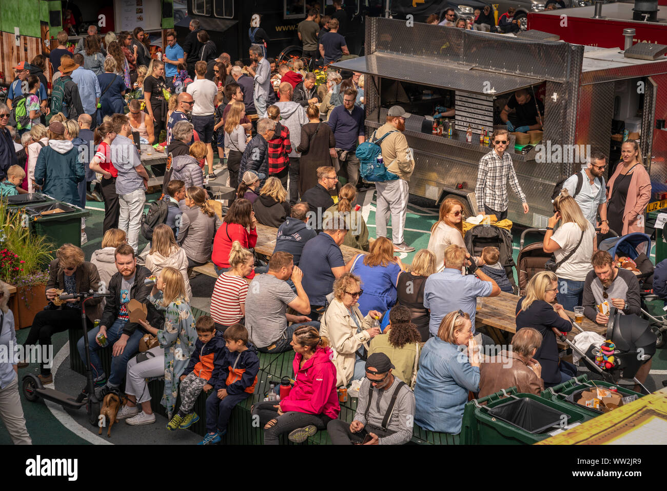 People at Reykjavik Street Food Festival, Reykjavik, Iceland Stock Photo -  Alamy