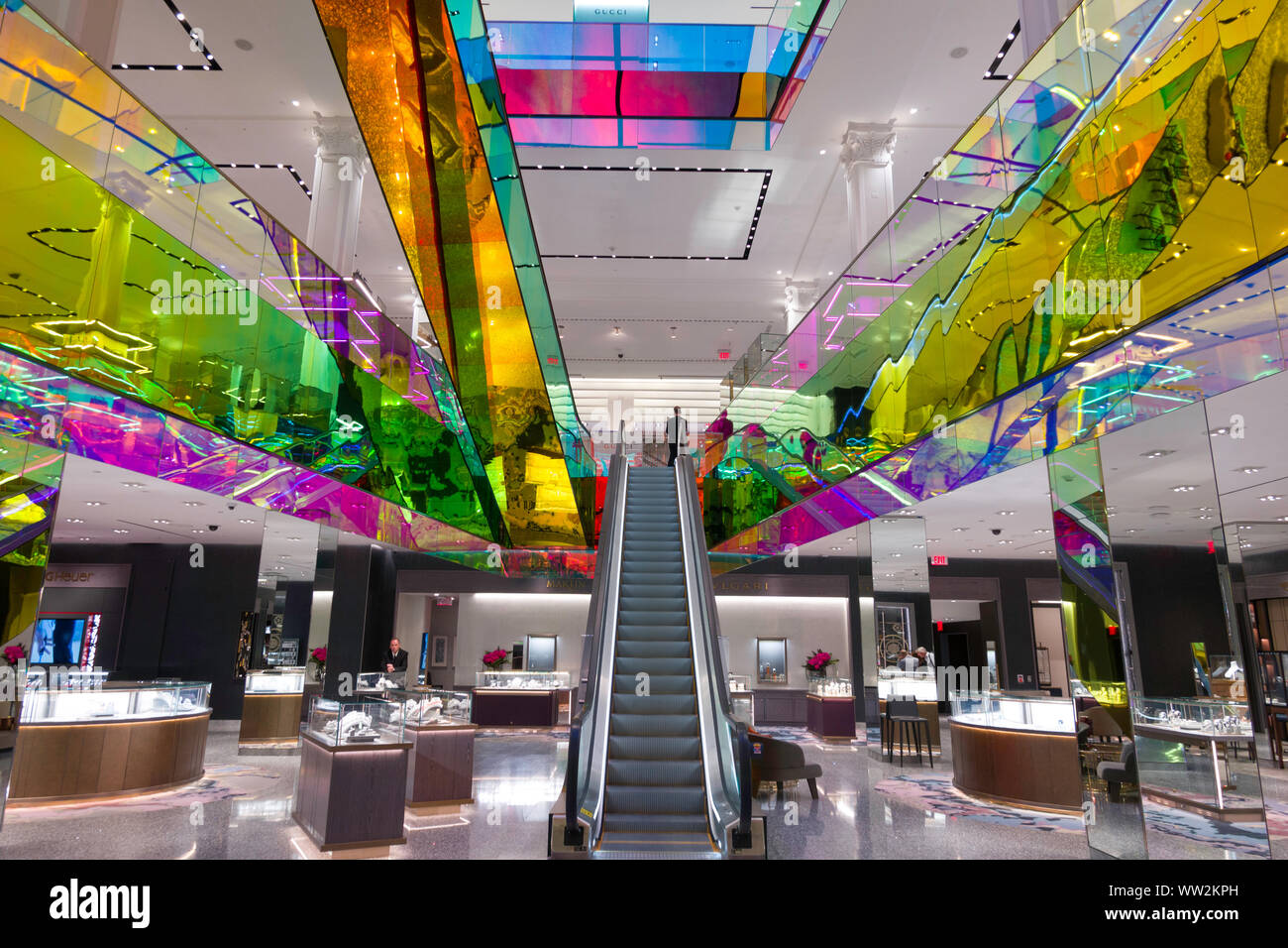 Saks fifth avenue new york interior hires stock photography and images
