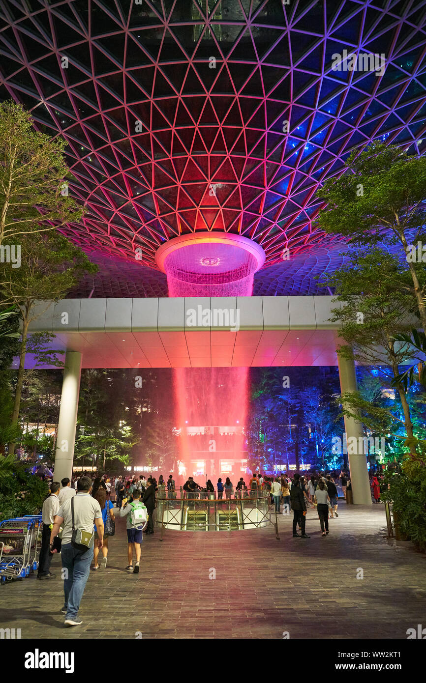 Jewel Changi Rain Vortex  Visit HSBC Rain Vortex Singapore