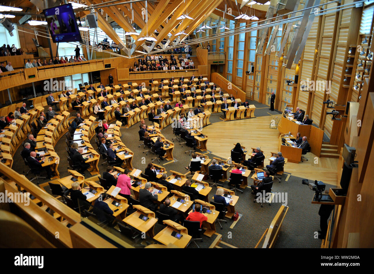 edinburgh-uk-12th-sep-2019-pictured-overview-of-the-debating