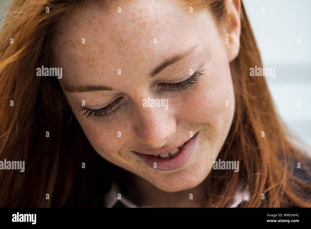 Close up adult redhead hi-res stock photography and images - Alamy