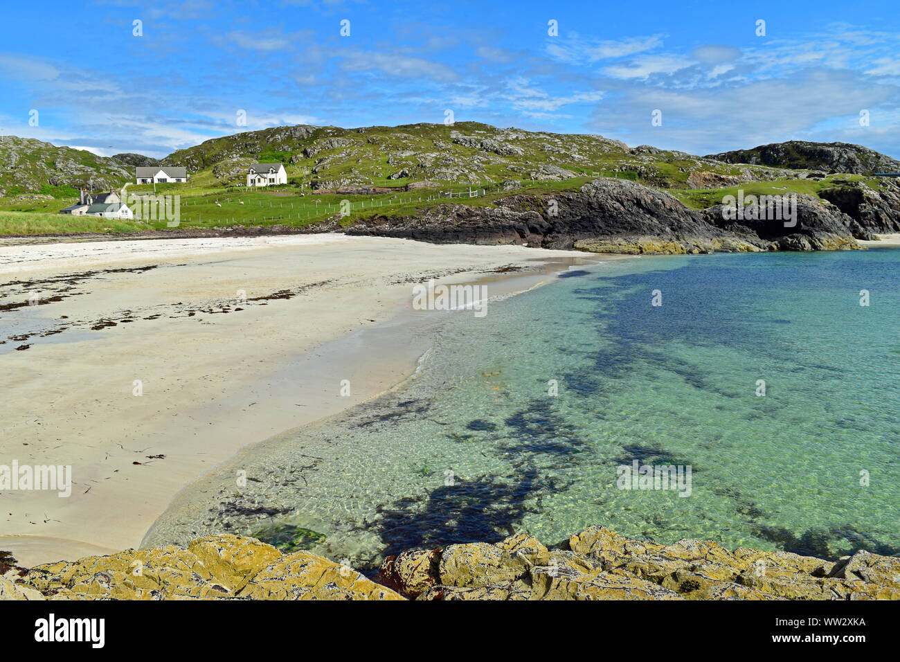 Clachtoll Beach Scottish Highlands Stock Photo Alamy