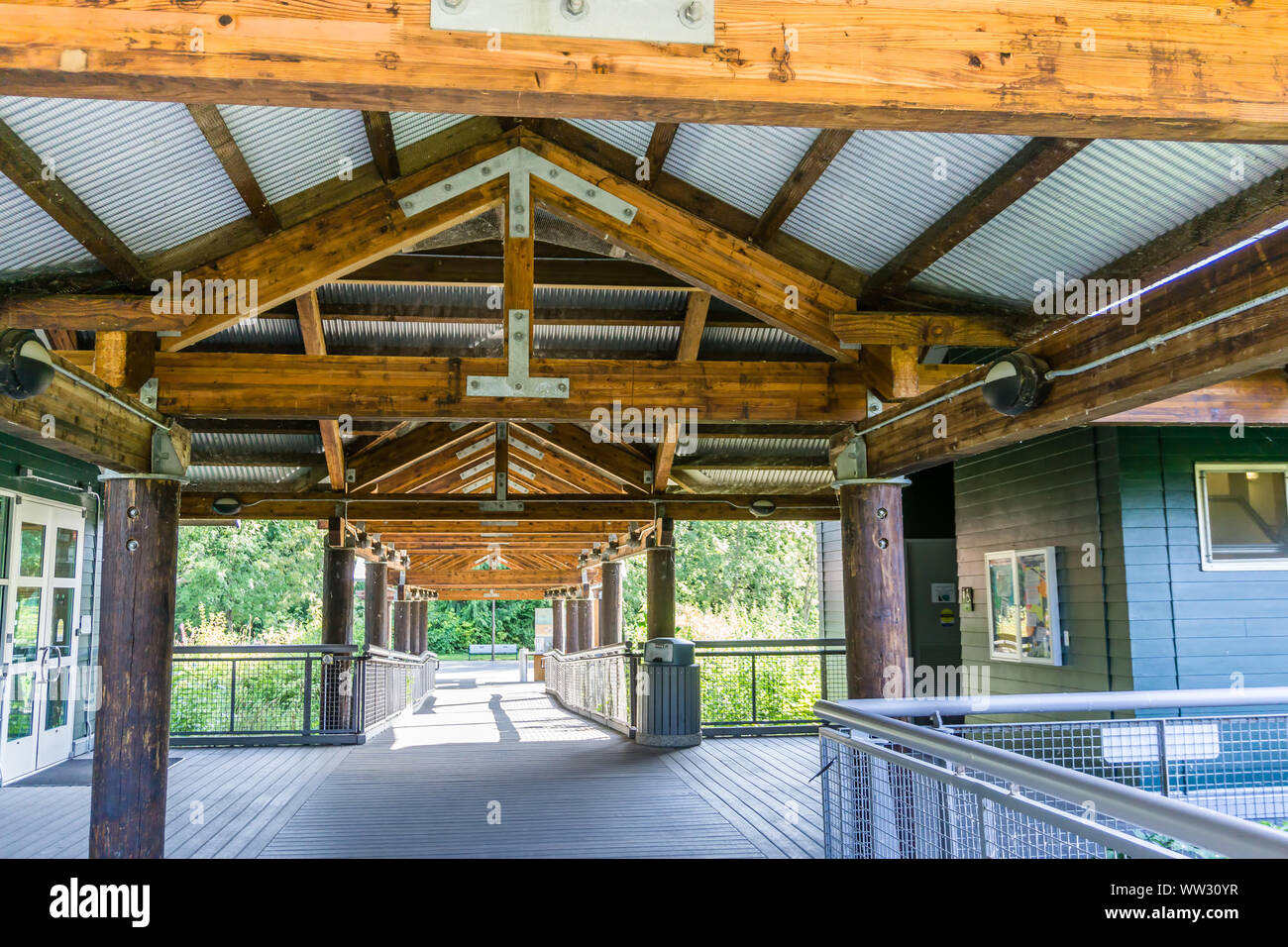 A close-up shot of wooden roof rafters Stock Photo - Alamy