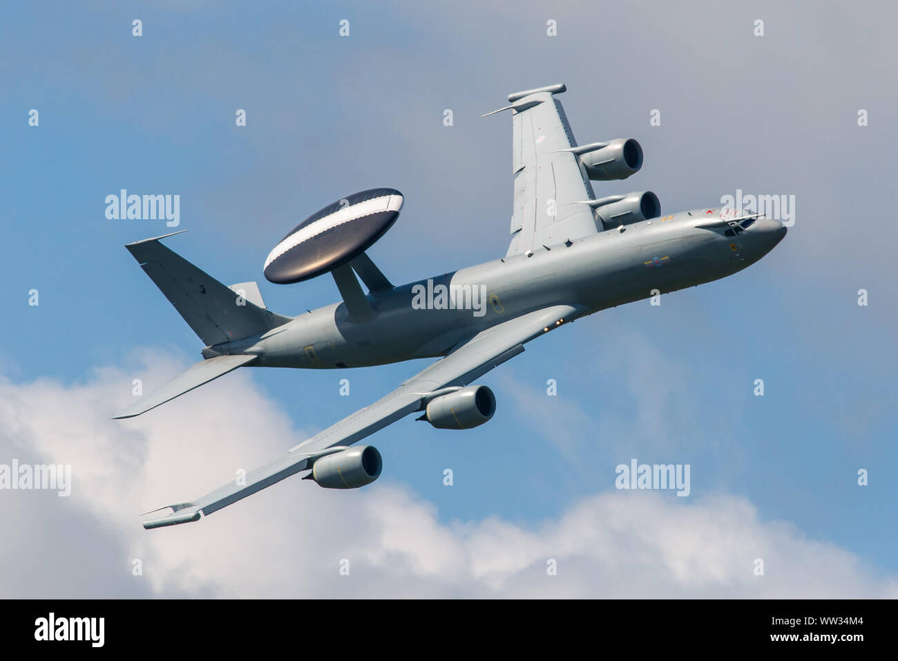 Royal Air Force Boeing E 3d Sentry Aew 1 Awacs Aircraft Of 8sqn And 23sqn Based At Raf Waddington In Lincolnshire England Stock Photo Alamy